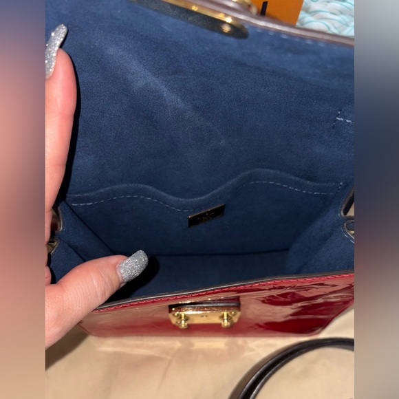 Louis Vuitton Spring Street Handbag Monogram Vernis with Monogram Canvas - Picture 3 of 13